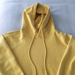 Brandy Melville Yellow Hoodie